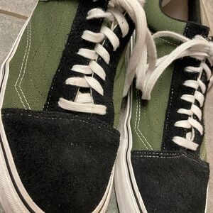 Vans x Ace Hotel Old Skool LX Olive and Black Men's Sneakers